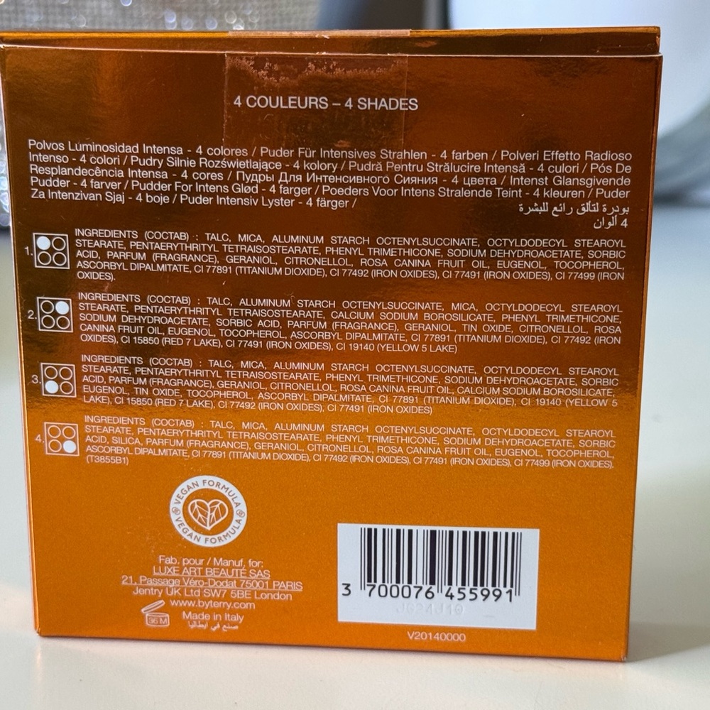 By Terry Brightening CC Palette Sunny Flash Vegan - Picture 7 of 7